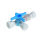 BD Connecta 3-Wege-Hahn blau