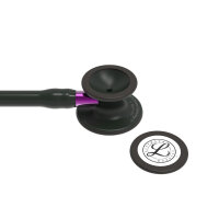 Littmann Cardiology IV Stethoskop Black Edition, schwarz/violett
