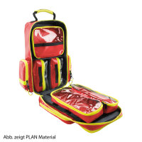 HUM AEROcase 1R - PL1C Notfallrucksack Gr. L, signalrot...