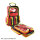 HUM AEROcase 1R - PL1C Notfallrucksack Gr. L, signalrot geöffnet mit Modultaschen