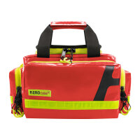 HUM AEROcase RBS1 Notfalltasche klein Größe S, signalrot Ansicht frontal
