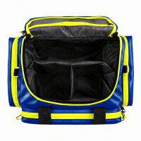 AEROcase HT03-RBM1-R Notfalltasche mittel Gr M Ultramarinblau PLAN Aufsicht geöffnet HUM