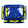 AEROcase HT03-RBM1-R Notfalltasche mittel Gr M Ultramarinblau PLAN Aufsicht geschlossen HUM