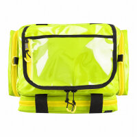 HUM AEROcase RBM1 Notfalltasche PLAN Gr. M leuchtgelb Aufsicht geschlossen
