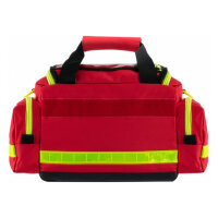 HUM AEROcase 1R BS1 Notfalltasche Polyester Größe S signalrot Aufsicht Deckel geöffnet