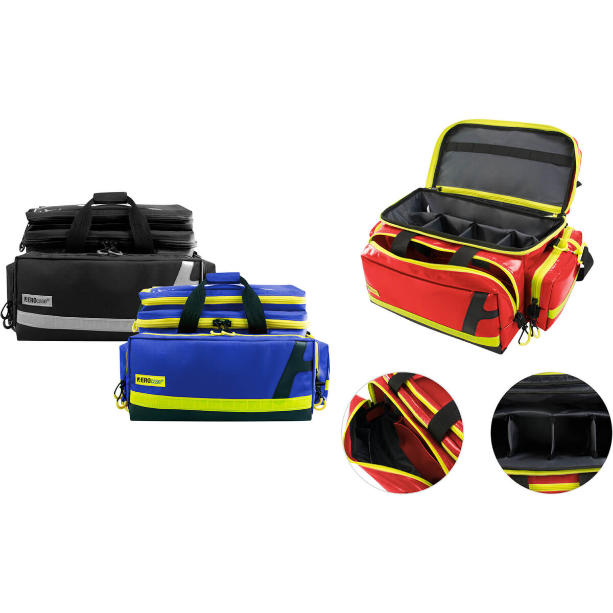 HUM AEROcase HT03-RBM1 Notfalltasche Mittel Größe M PLAN Ultramarinbl
