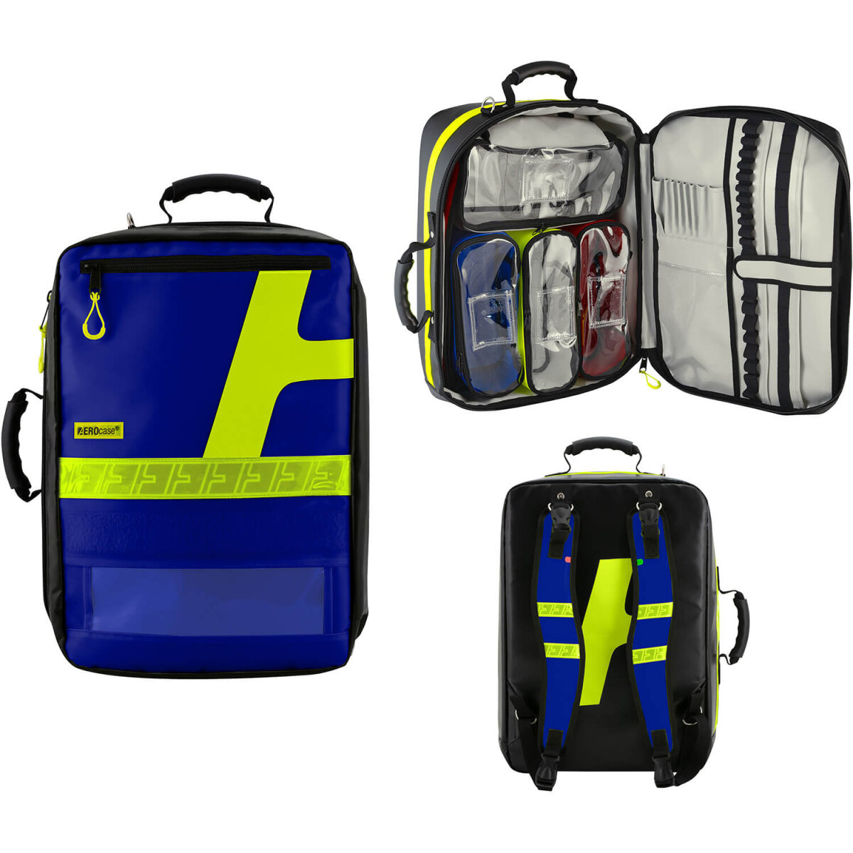 HUM AEROcase  SEG XL Notfallrucksack EMS ultramarinblau