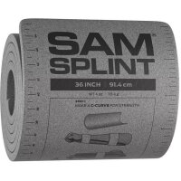 SAM Medical Splint Universalschiene 11 x 91 cm grau, gerollt