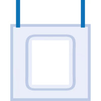 TechTrade Ready-Heat 1-Element-Decke 41 cm x 46 cm Produktzeichnung