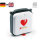 Physio-Control LIFEPAK CR2 AEDmit  Simkarte und Tasche, deutsche u. englische Sprache, vollautomatisch geschlossener Deckel mit Simkarten Symbol und deutsch und englischer Fahne