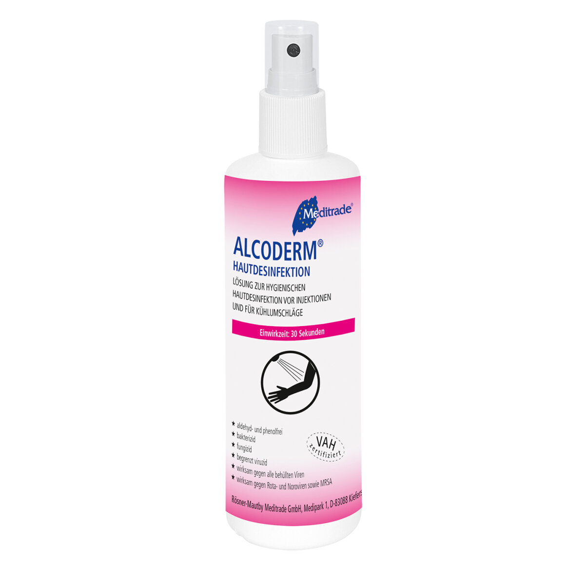 Meditrade Alcoderm Hautdesinfektion 250 ml