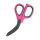 XSHEAR Mini Traumaschere 15 cm Schwarz/ Pink mit geschlossener Schneide/ Klinge