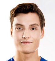 NOSA PLUGS Mann mit Nasenstöpsel mit Menthol