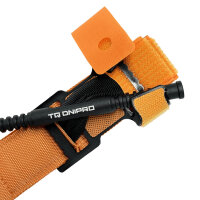TQ DNIPRO Tourniquet GEN 2 - Orange Darstellung Detailansicht Vorderseite Knebelbereich