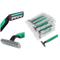 Einweg-Rasierer zweischneidig in Folie