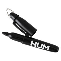 HUM AEROuse Permanent Marker schwarz, Deckel mit Öse...