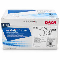 DACH Neolution Air Loop FFP3 NR D Typ IIR Maske mit Ohrschlaufen Kartonverpackung