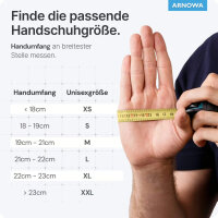 Arnowa Arnomed Nitril Blue Untersuchungshandschuhe Größenermittlung