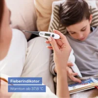 Beurer FT 16 Express Thermometer mit flexibler Spitze mit Warnton Fieberindikator